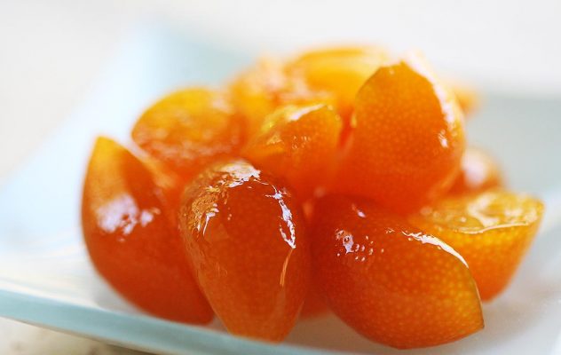 Fructe kumquat confiate